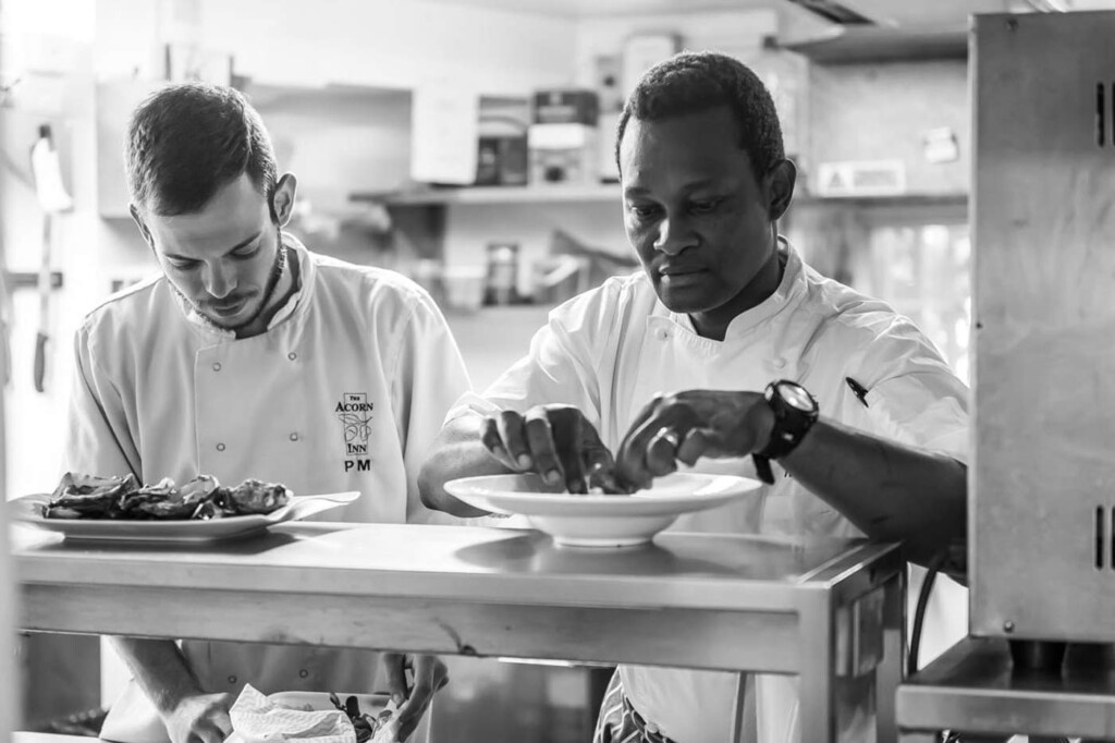Robert Ndungu of The Acorn Inn, in Dorset, Eat Out To Help Out