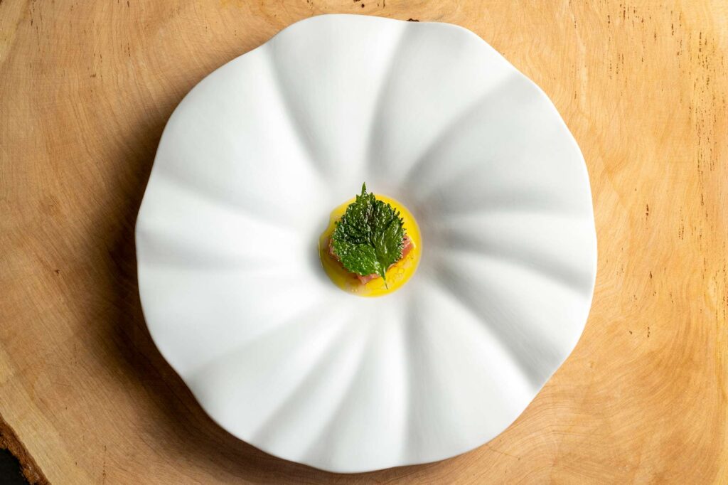 fine dining dish