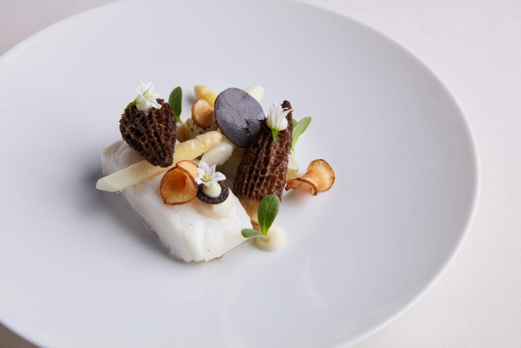fine dining dish at lympstone manor