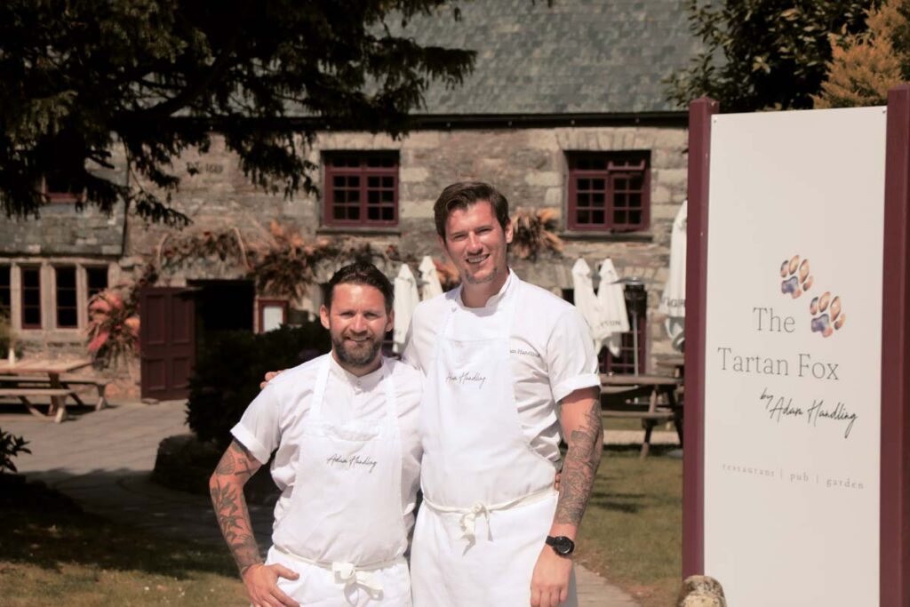 chefs andi tuck and adam handling