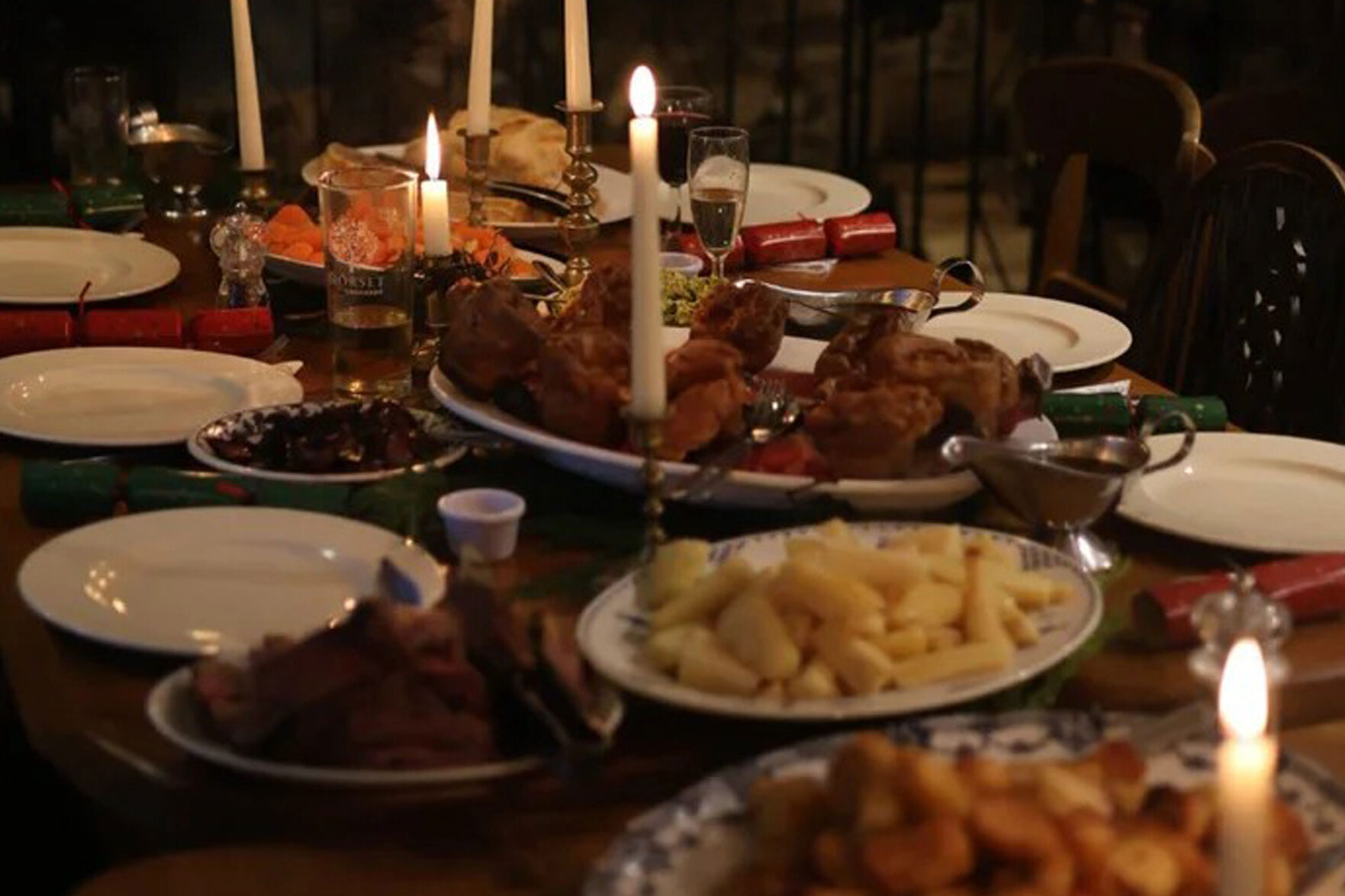 Thanksgiving feats at the Ilchester Arms.