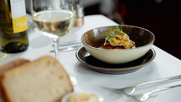 food at two bridges hotel