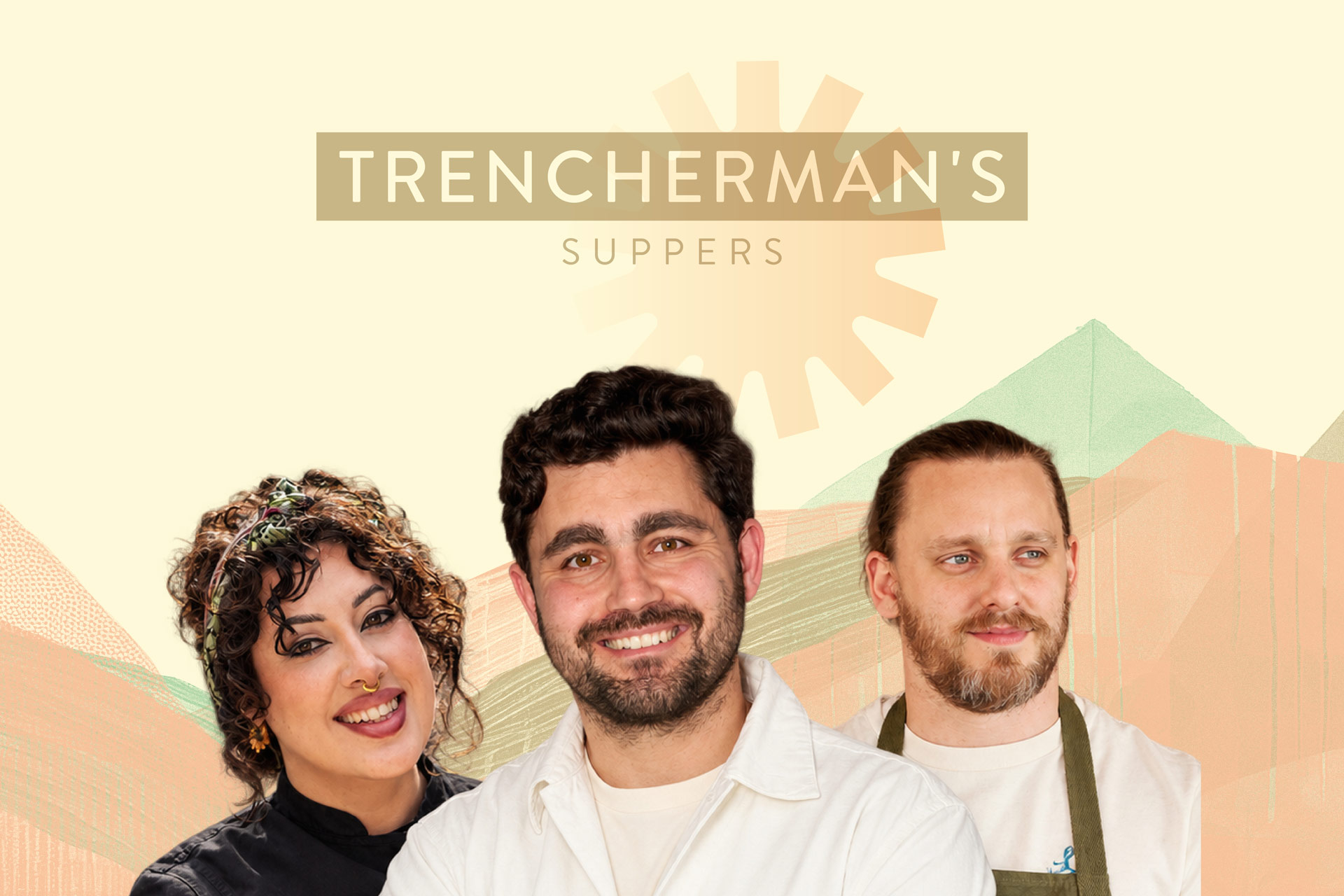 chefs ayesha kalaji, dan o'regan and jack briggs-horan
